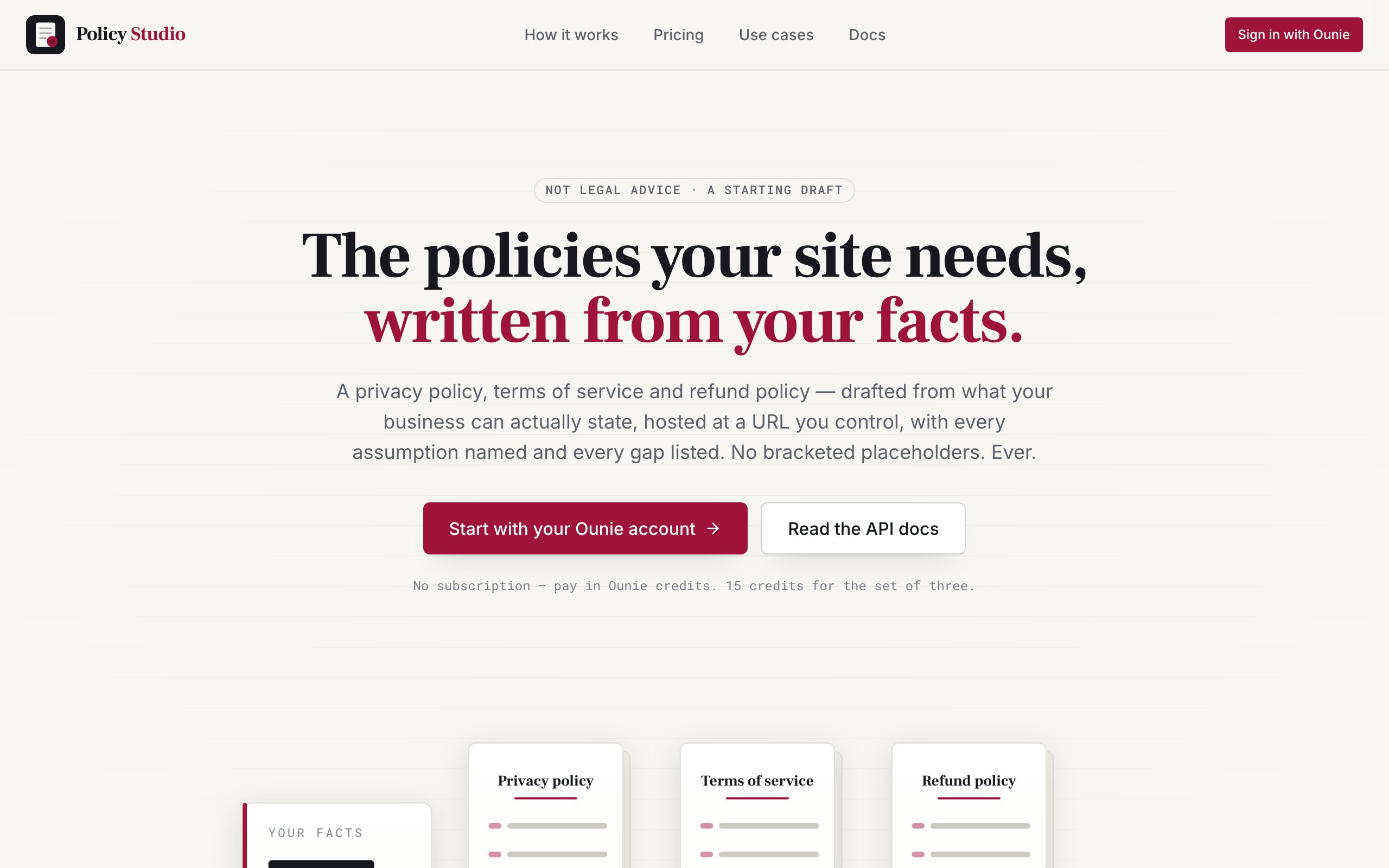 Policy Studio card