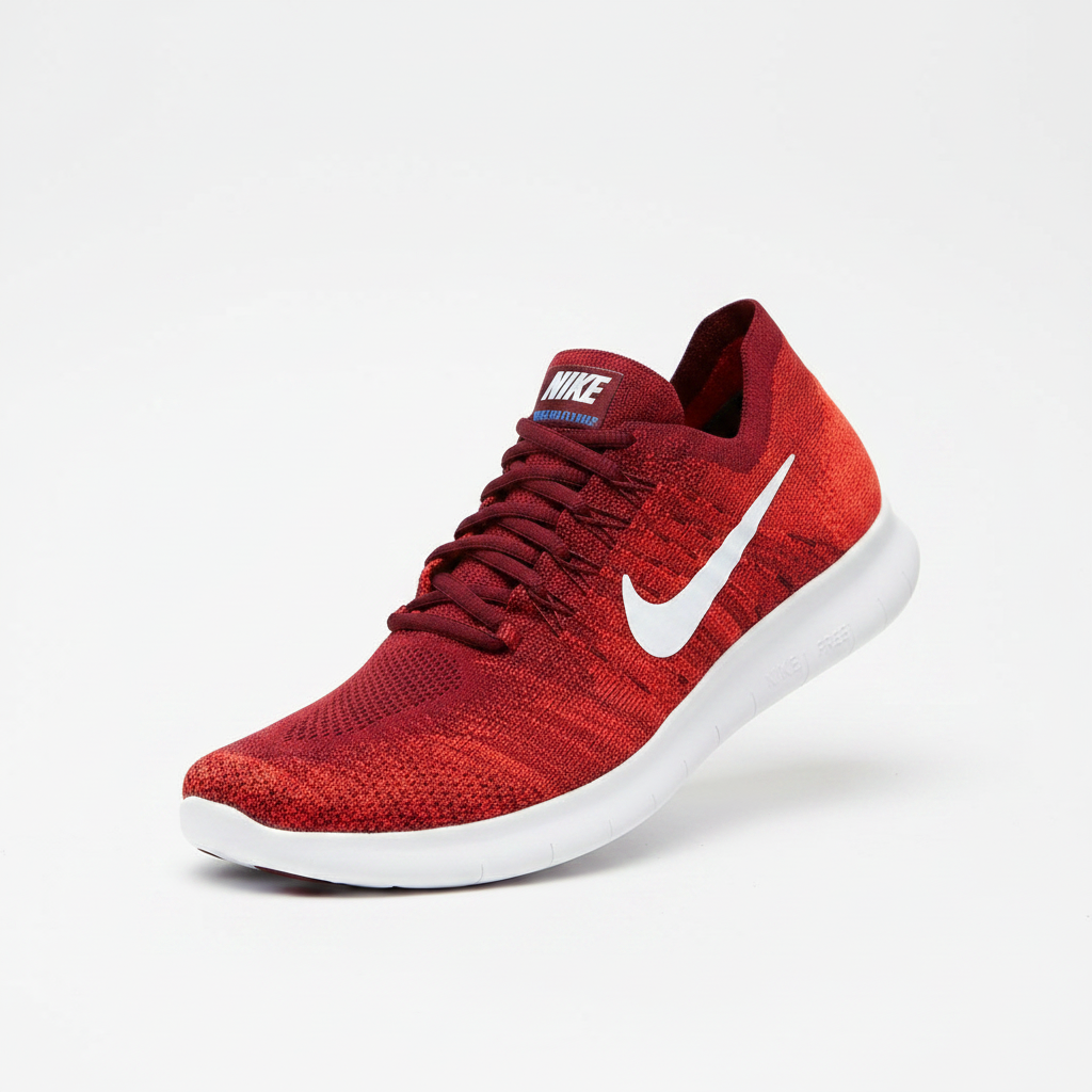 Running shoe composited into Seamless White