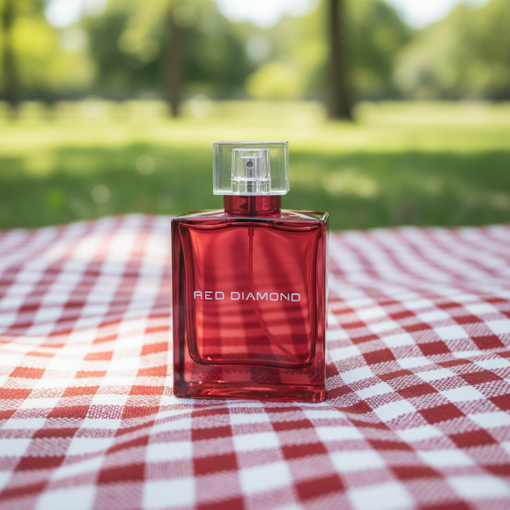 Product composited into the Outdoor Picnic scene